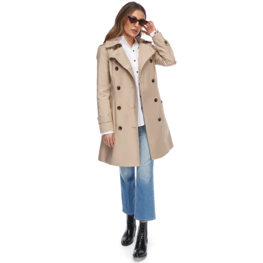 London Fog Double Breasted Trench Coat